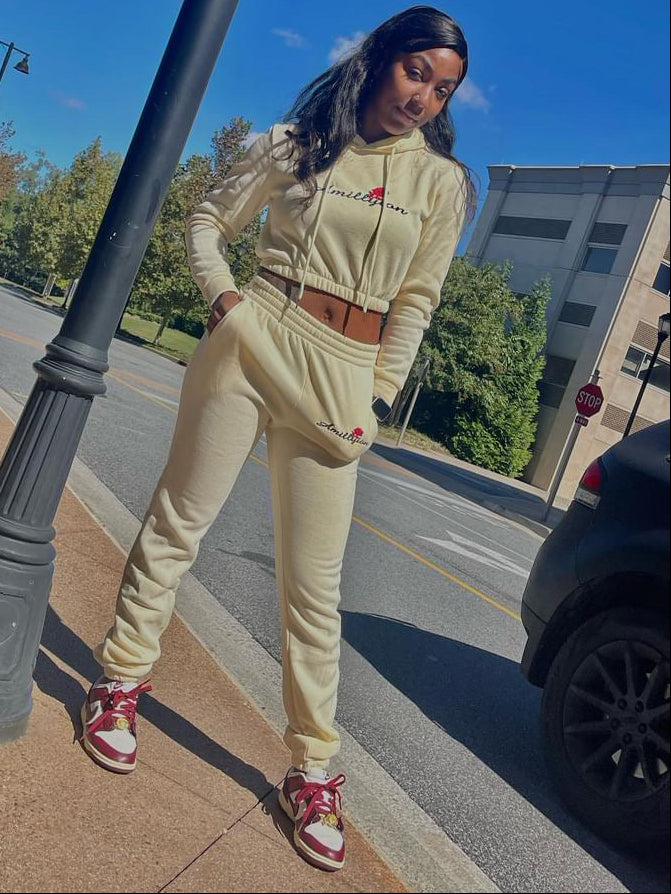 Crop Top Sweatsuit
