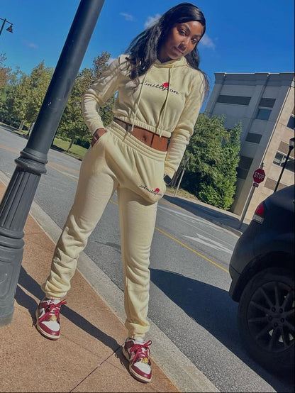 Crop Top Sweatsuit