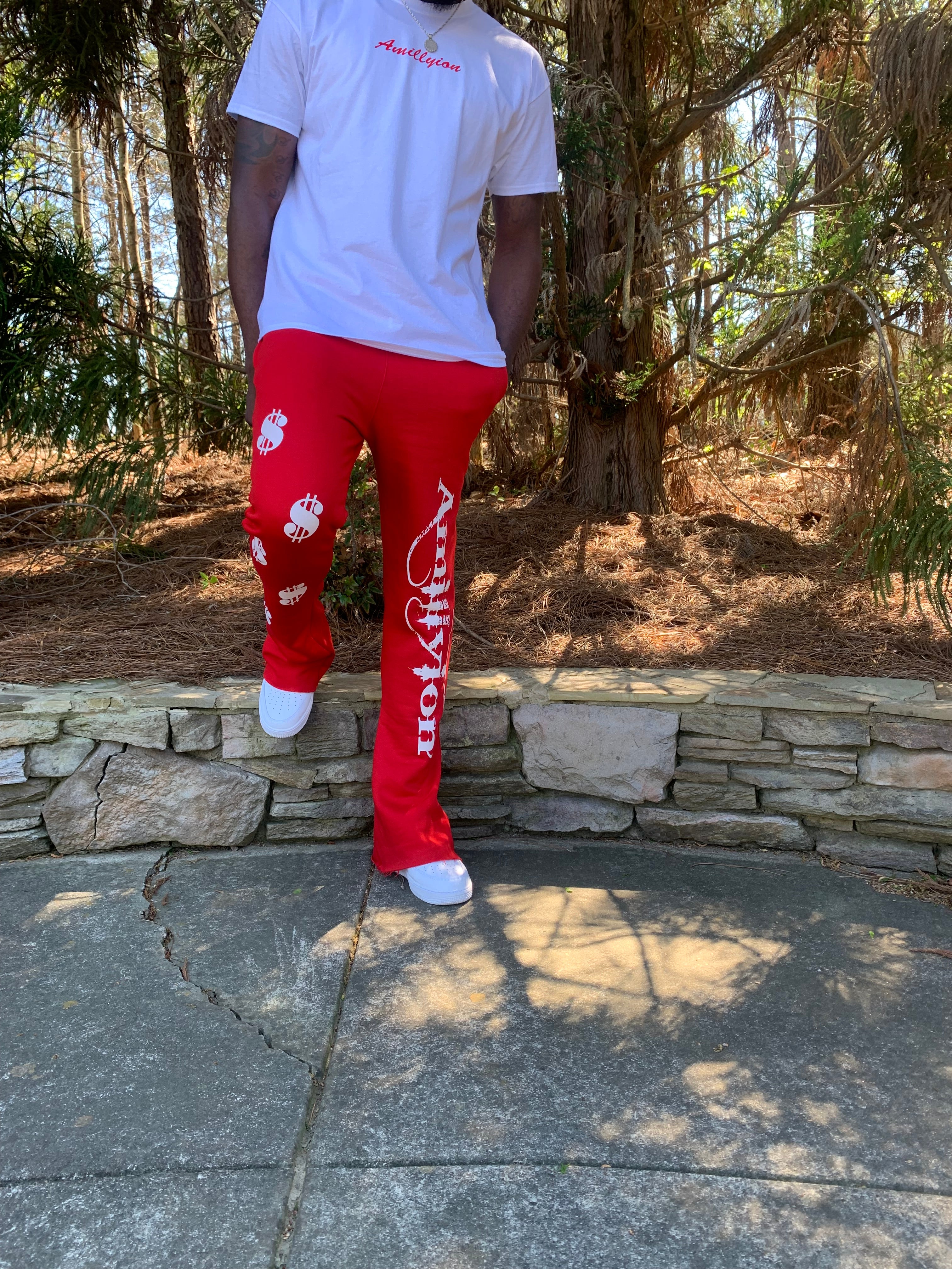 Stacked Flare Sweatpants