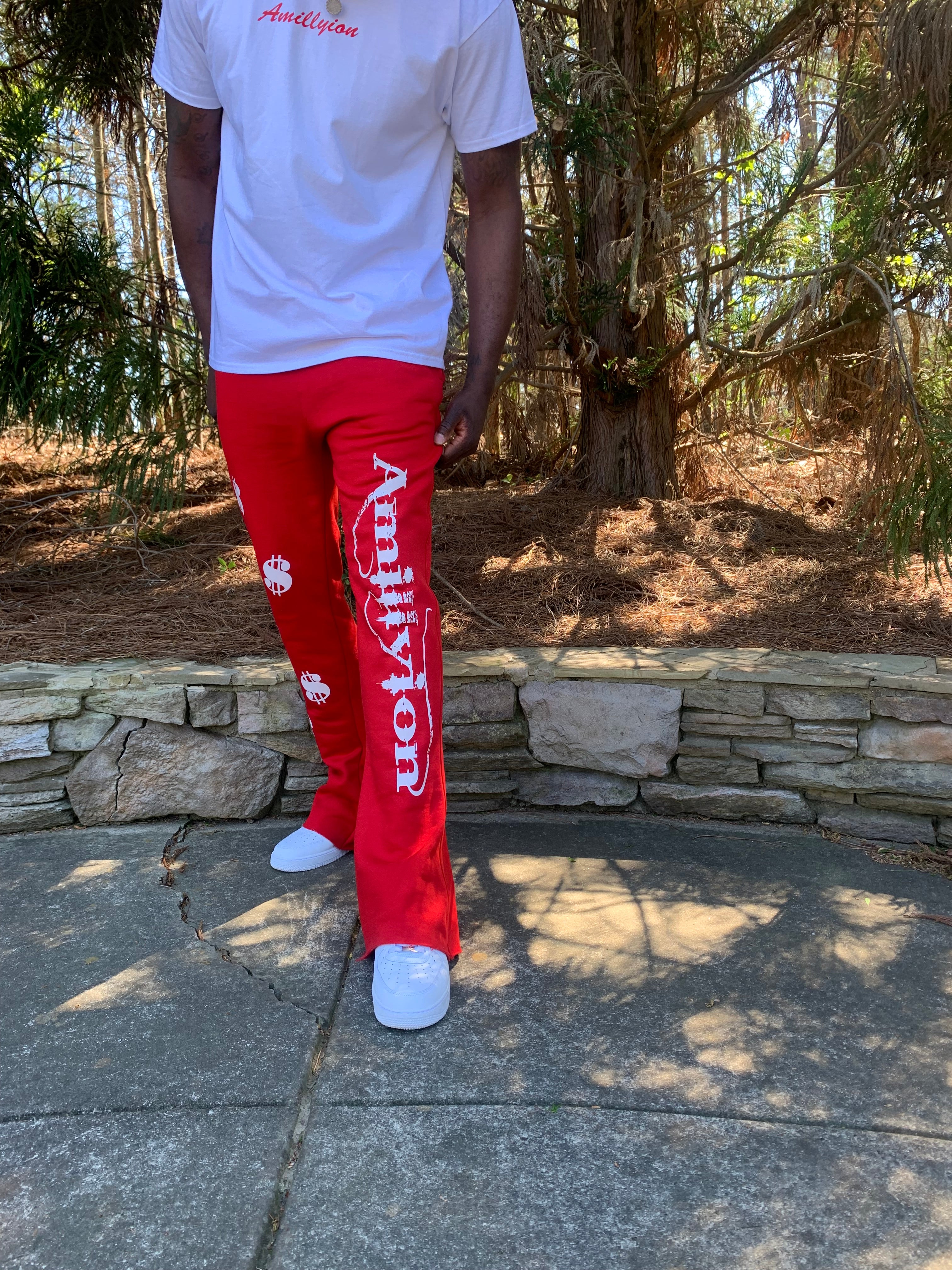 Stacked Flare Sweatpants