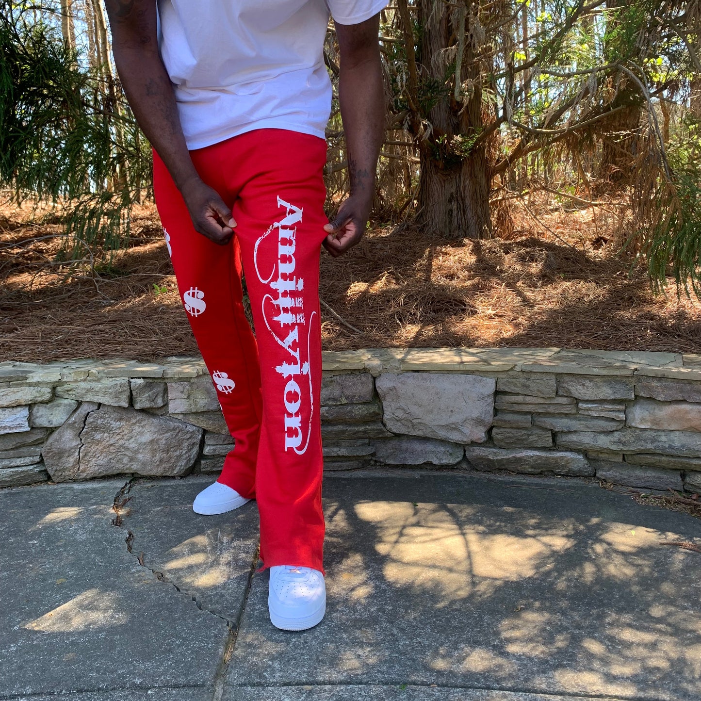Stacked Flare Sweatpants