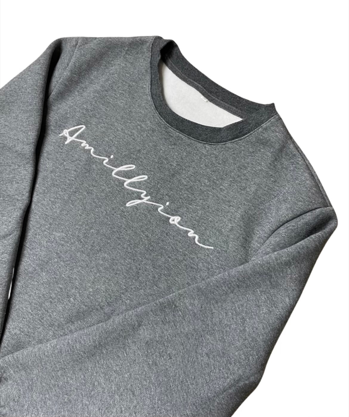 Sweatshirt (Gray/White)