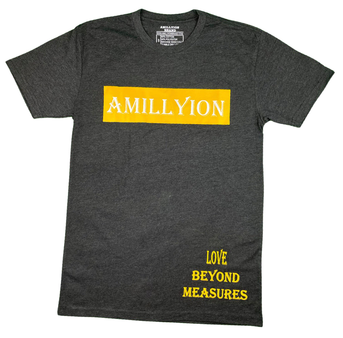 T-shirt (Dark Gray/Yellow)