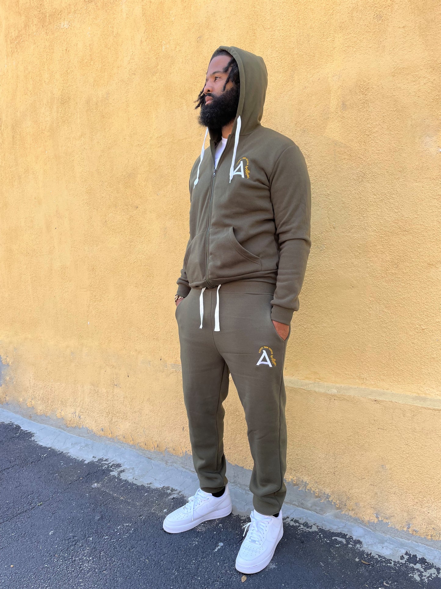 Olive Green Jogger Set (Unisex Set)