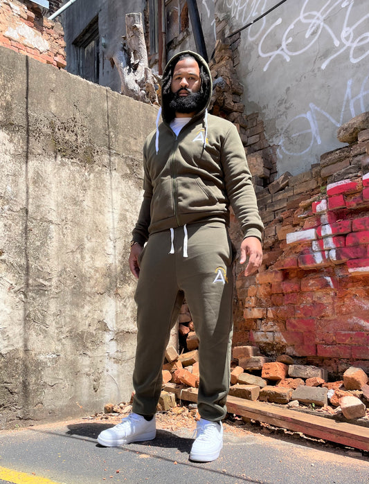 Olive Green Jogger Set (Unisex Set)