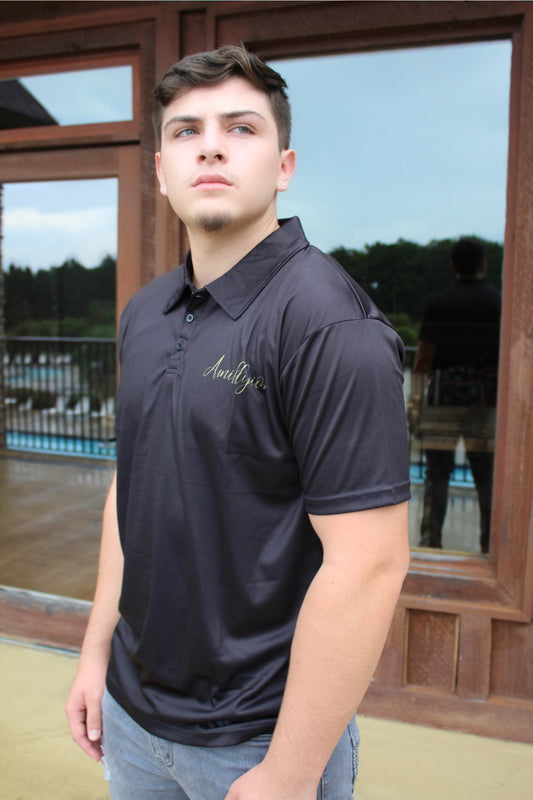 Polo Shirt (Black/Cream)